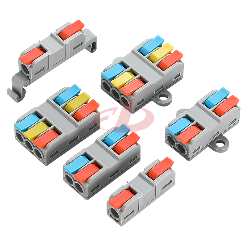 Cage spring universal mini connector